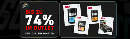 Bespaar tot 74% in de ESN Outlet met ESN Code SUPPLIGATOR