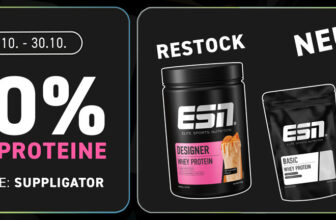 ESN Proteine met 20% korting en de lancering van de nieuwe ESN Basic Whey