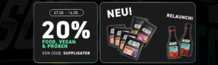 Tot 50% korting op food, vegan & samples bij ESN